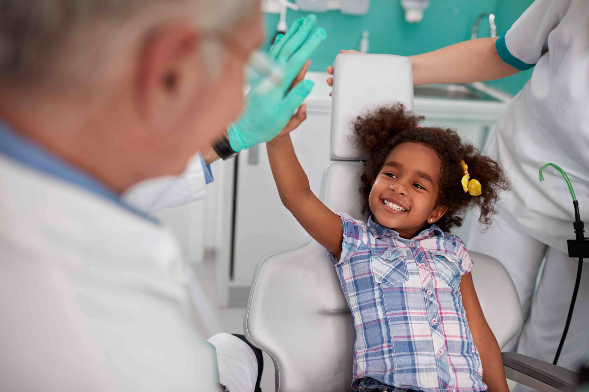 Child receiving nitrous sedation at Keheewin Family Dental